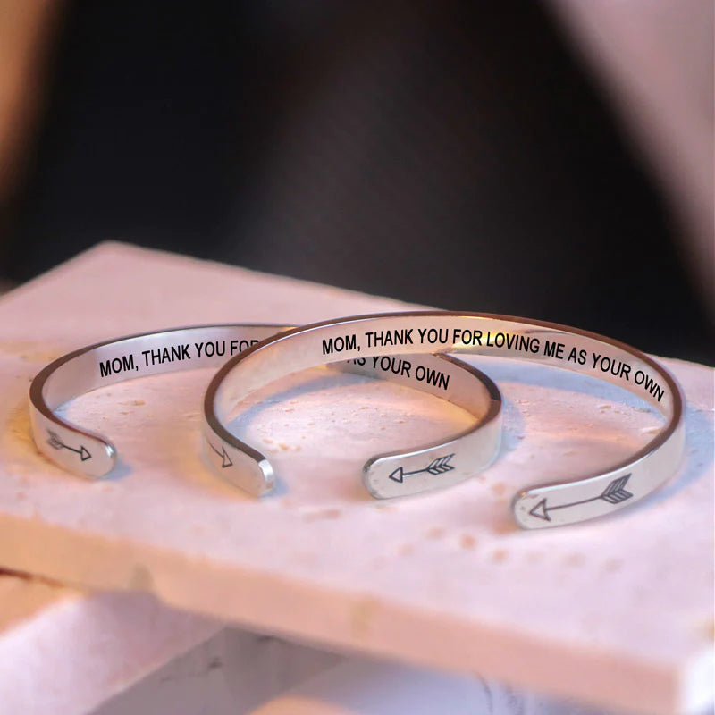 For Mom - Thank You For Loving Me As Your Own Bracelet