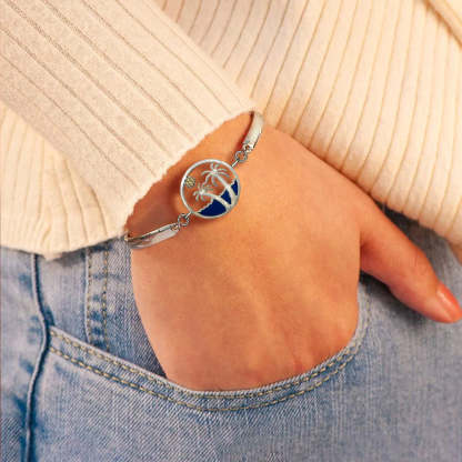 For Anyone - You Need To Slow Down And Breathe Palm Tree Bracelet-37bracelet