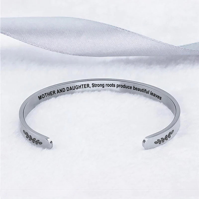 For Mom - Strong Roots Produce Beautiful Leaves Bracelet