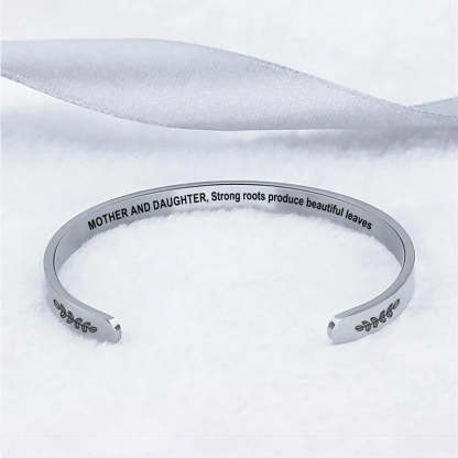 For Mom - Strong Roots Produce Beautiful Leaves Bracelet