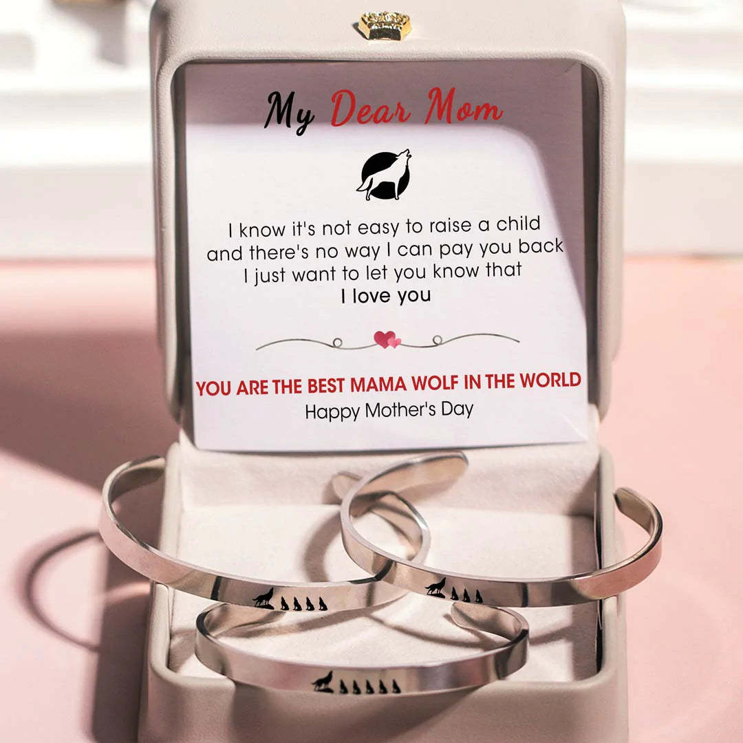 For Mom - Mama Wolf Bracelet