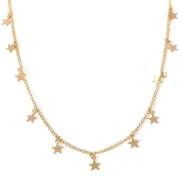 Star Decorated Chain Choker