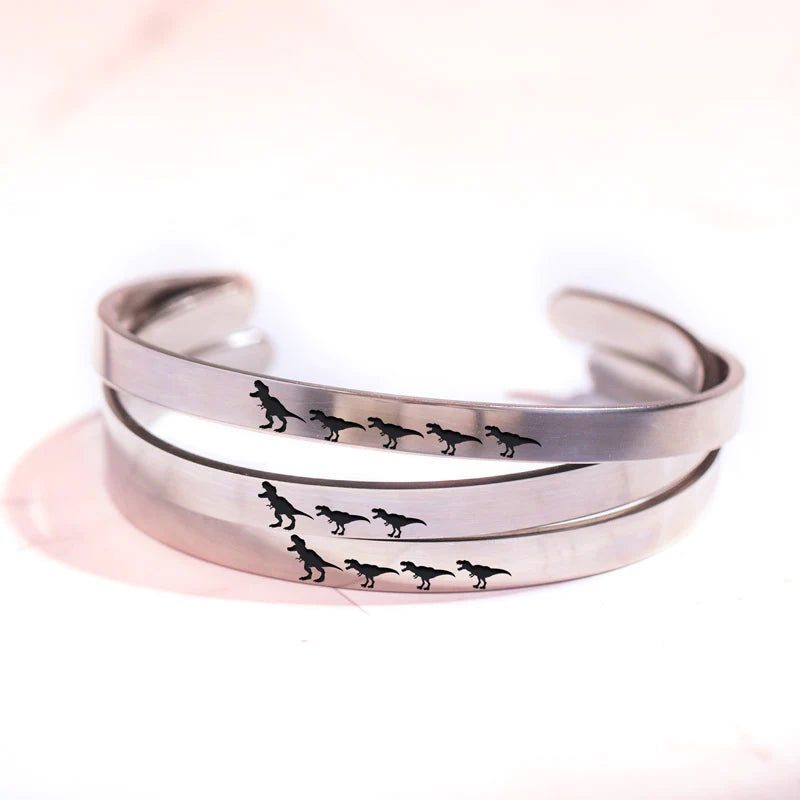 For Mom - Mama  Dinosaur Bracelet