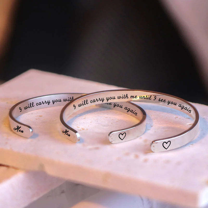 Memorial - I Will Carry You With Me Until I See You Again Bracelet