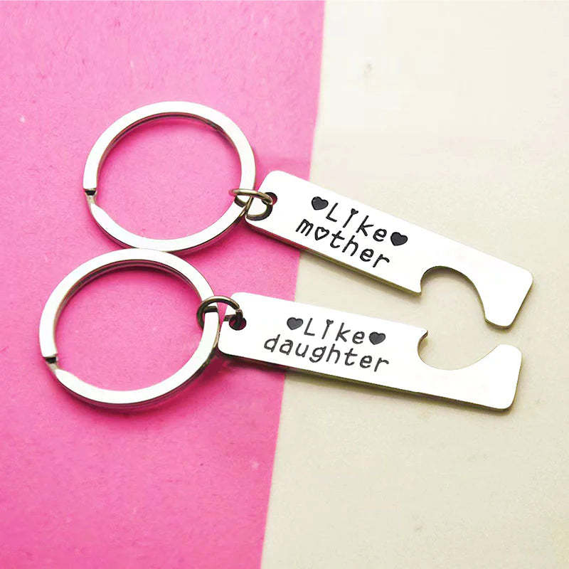 For MOM - Mother And Daughter Keychain-37bracelet