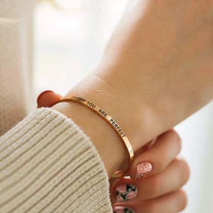 For Self - I Am Perfect Bracelet