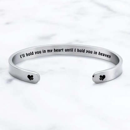 Memorial - I'll Hold You In My Heart Until I Hold You In Heaven Bracelet