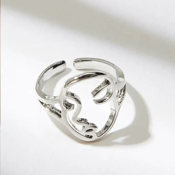 Face Design Ring-37bracelet