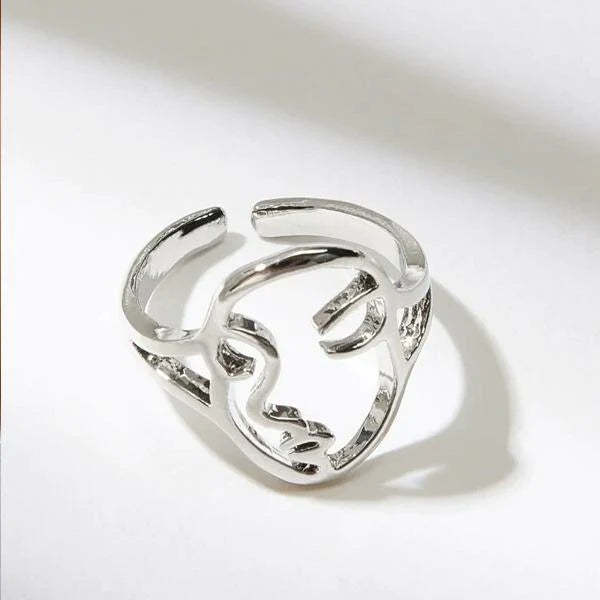 Face Design Ring-37bracelet