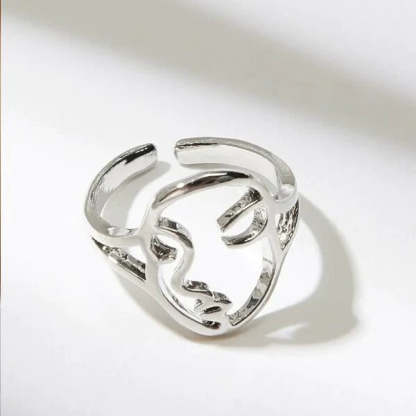 Face Design Ring-37bracelet