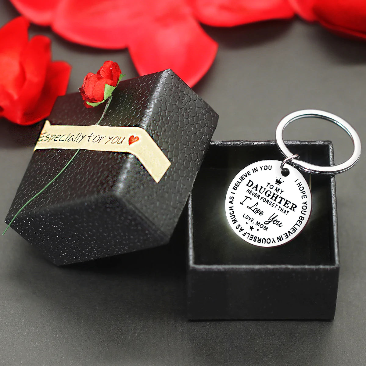 For Daughter - Believe in Yourself Keychain-37bracelet