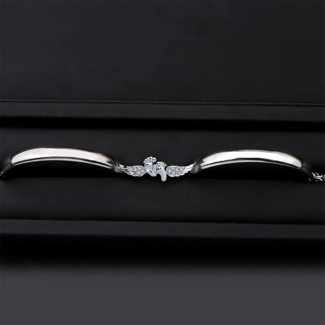 For Memorial - Mama Of An Angel Wing  Bracelet