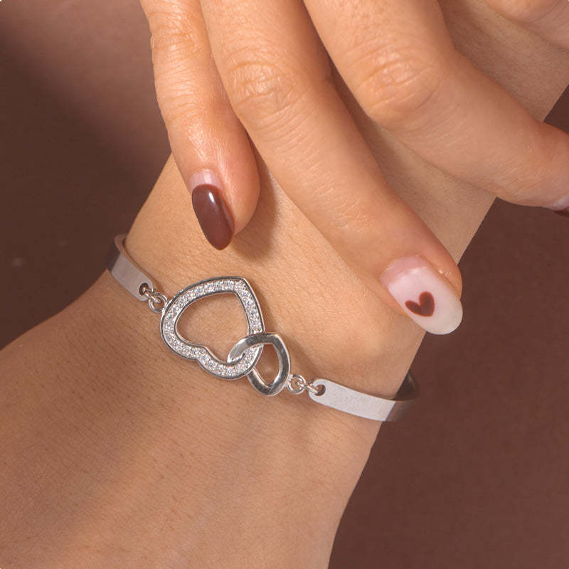For Love - We Are Connected Heart To Heart Heart To Heart Bracelet-37bracelet