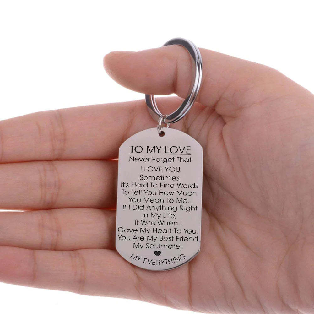 For Love - You Are My Best Friend, My Soulmate, MY EVERYTHING Couple Keychains