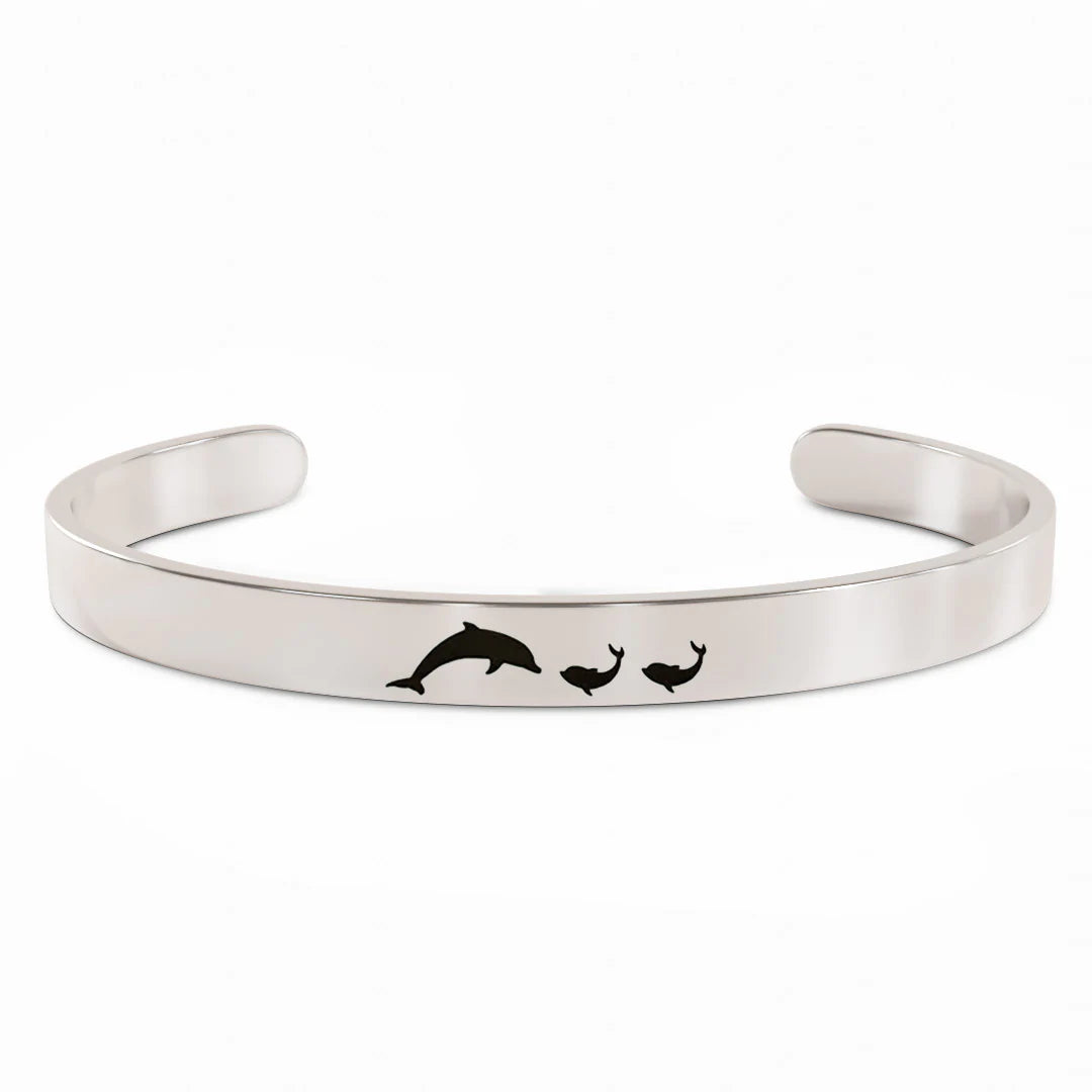 For Mom - Mama  Dolphin Bracelet