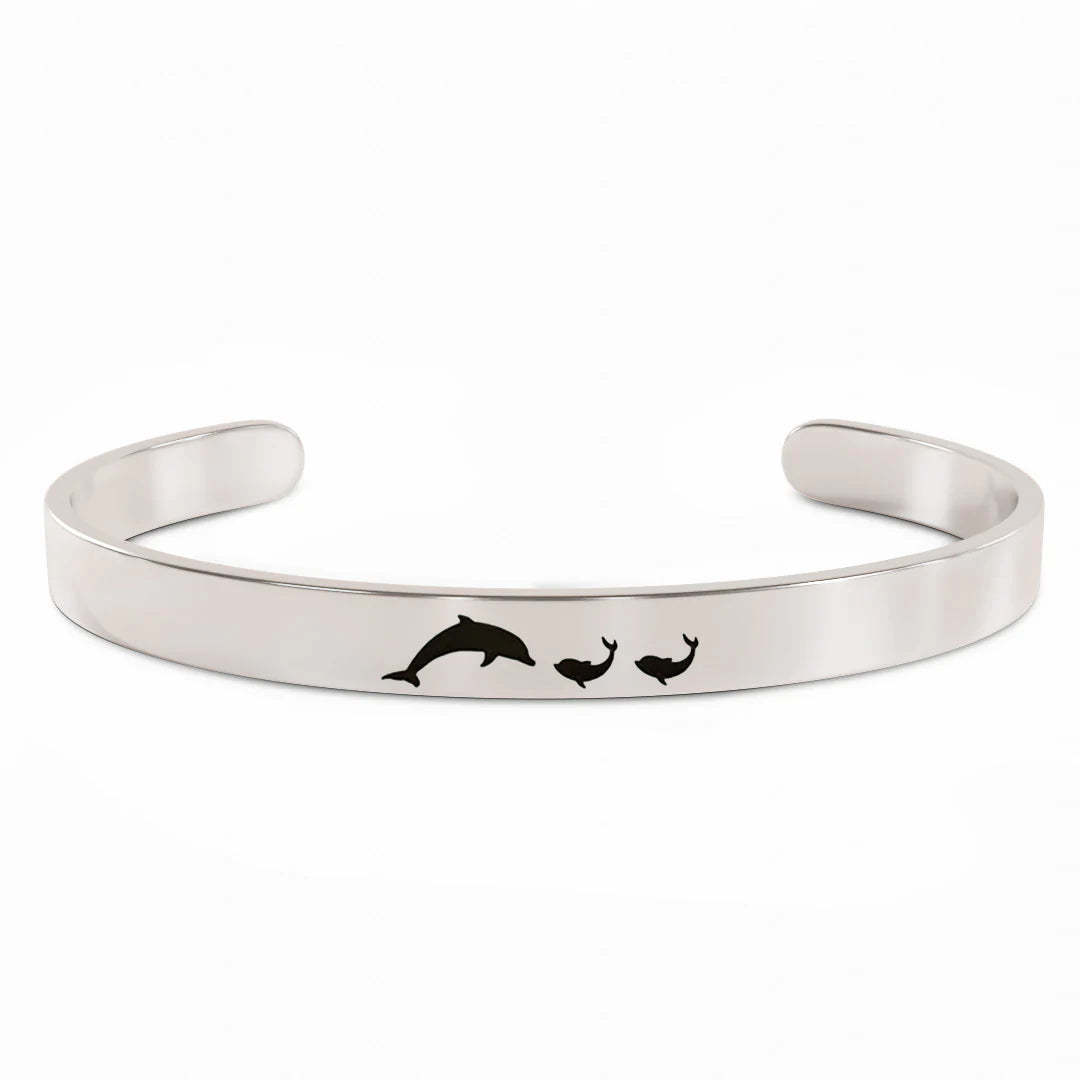 For Mom - Mama  Dolphin Bracelet