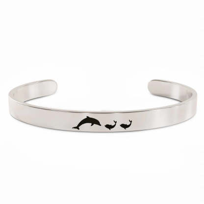 For Mom - Mama  Dolphin Bracelet