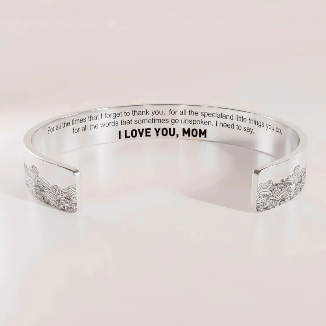For Mom - I Love You, Mom I Do Bracelet