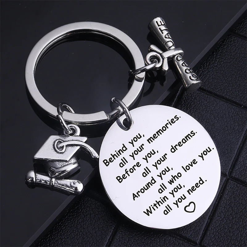 Behind You Graduation Keychain-37bracelet