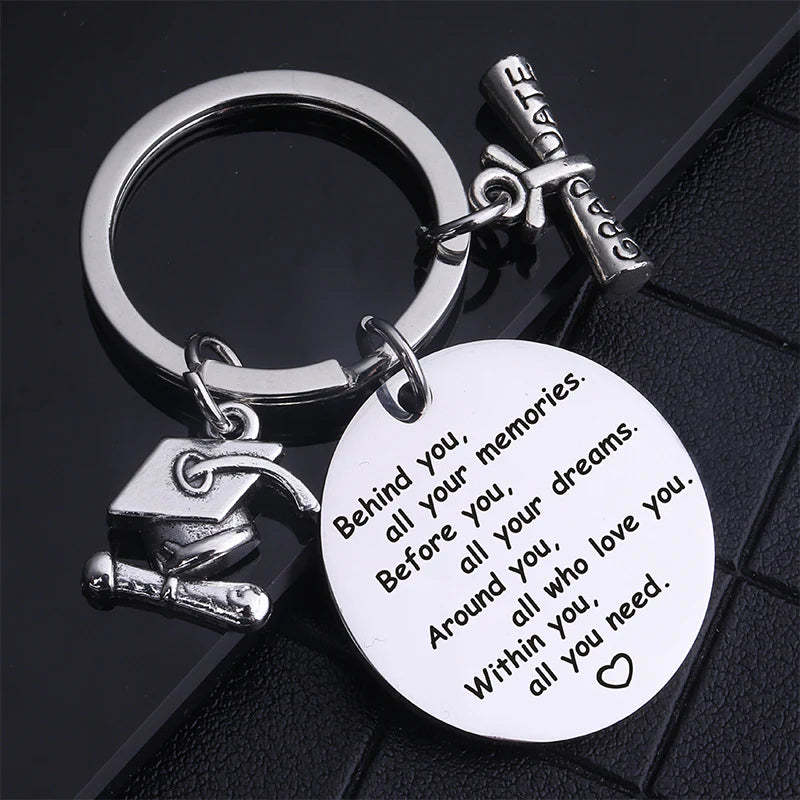 Behind You Graduation Keychain-37bracelet