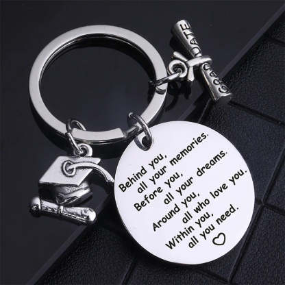 Behind You Graduation Keychain-37bracelet