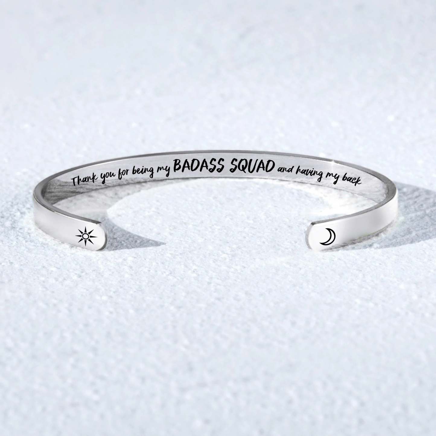 For Friends - Thank You For Being My Badass Squad And Having My Back Moon & Sun Bracelet-37bracelet