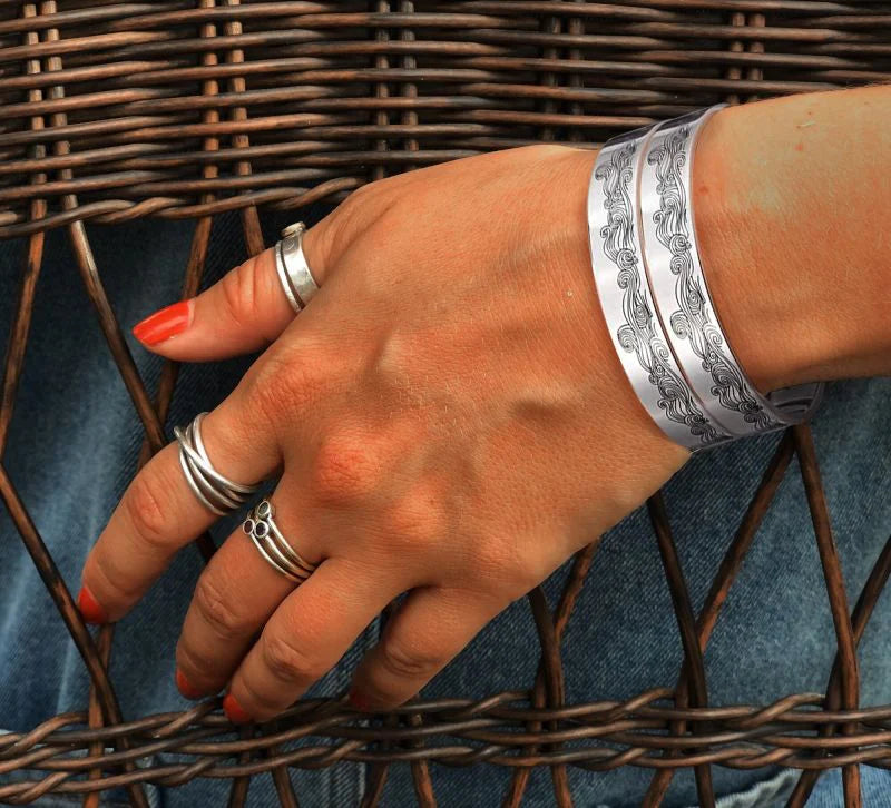 For Friends - To My Smokin' Hot Soulmate Cuff Wave Bracelet-37bracelet