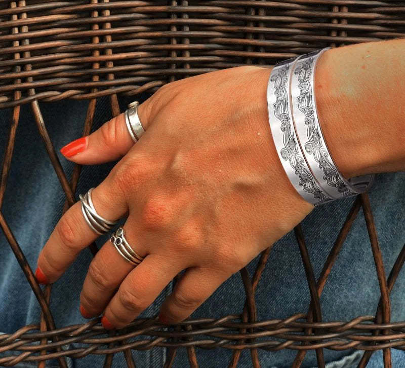 For Friends - To My Smokin' Hot Soulmate Cuff Wave Bracelet-37bracelet