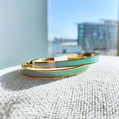 For Friends - Thank You For Being My Badass Tribe And Having My Back Cyan Cuff Bracelet-37bracelet