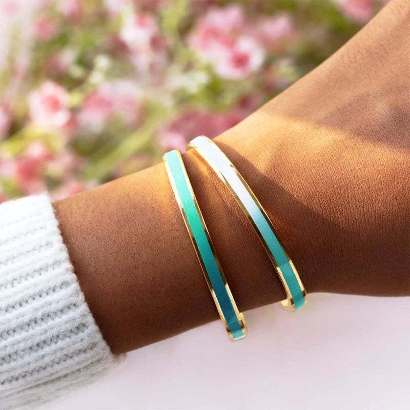 For Friends - Thank You For Being A Part Of My Badass Girl Gang Cyan Bracelet-37bracelet