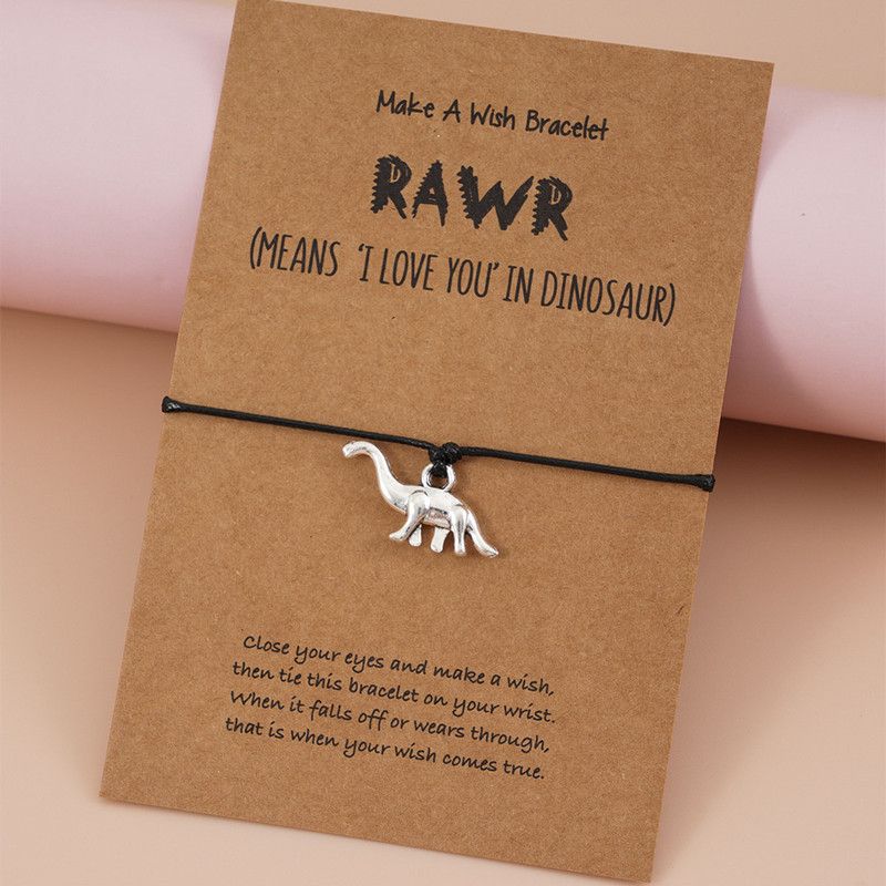 RAWR — I Love You In Dinosaur Bracelet