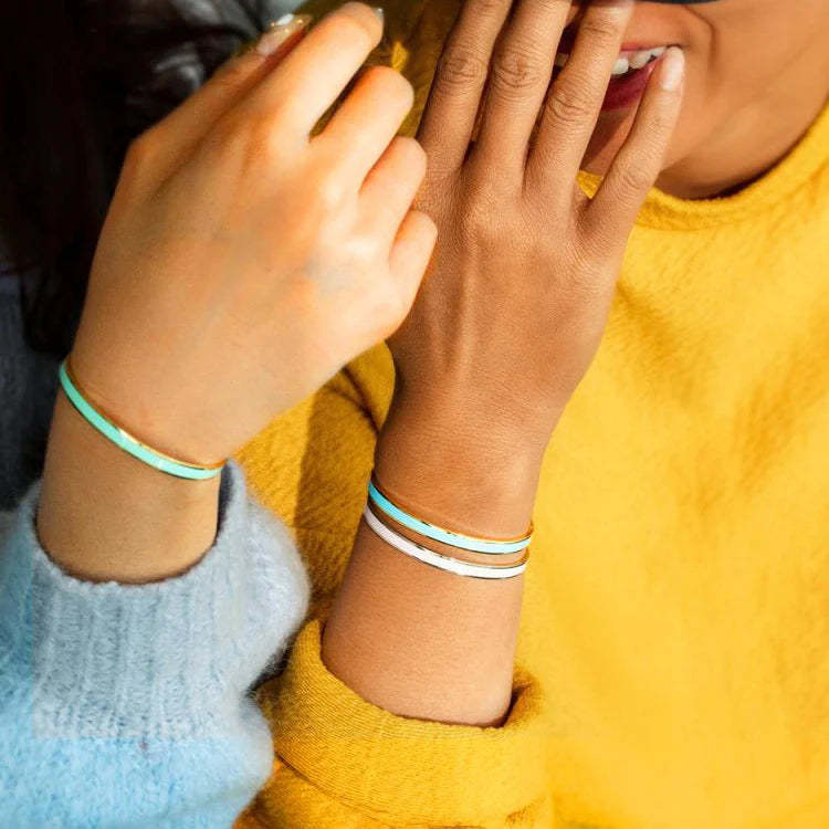 For Friends - We Are Best Friend Because Everyone Else Sucks Cyan Bracelet-37bracelet