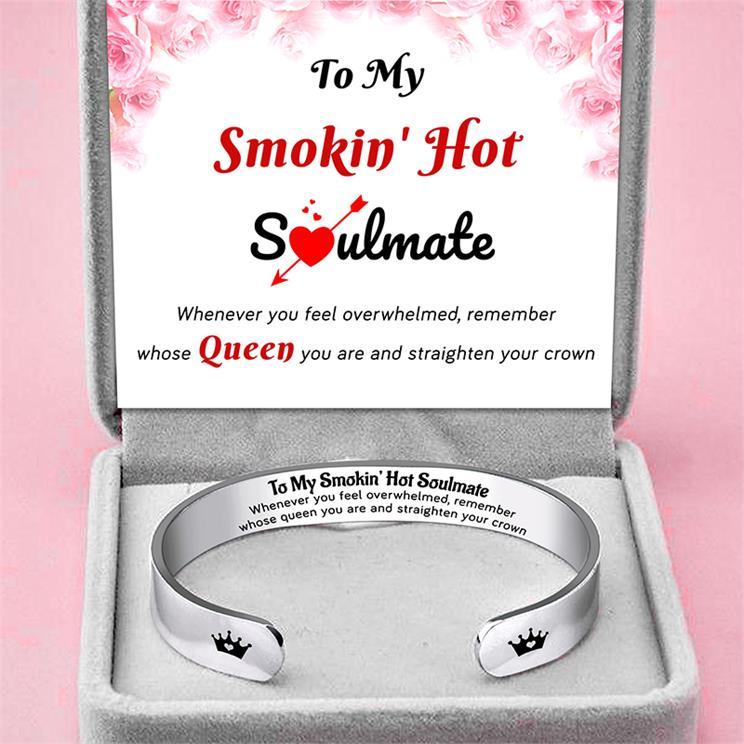 For Love - Whenever You Feel Overwhelmed...Crown Cuff Bracelet-37bracelet