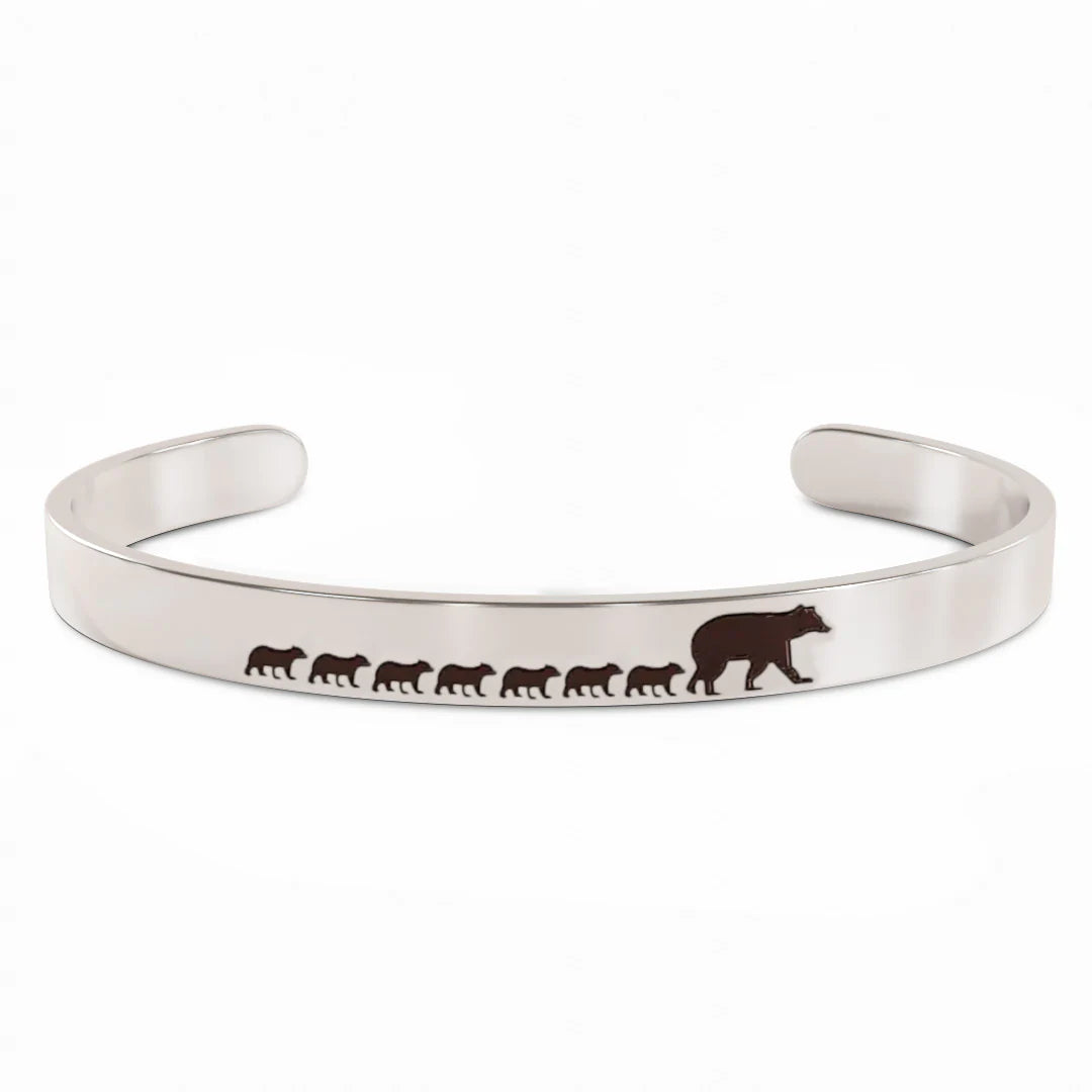 Mama Bear Customized Cuff Bracelet