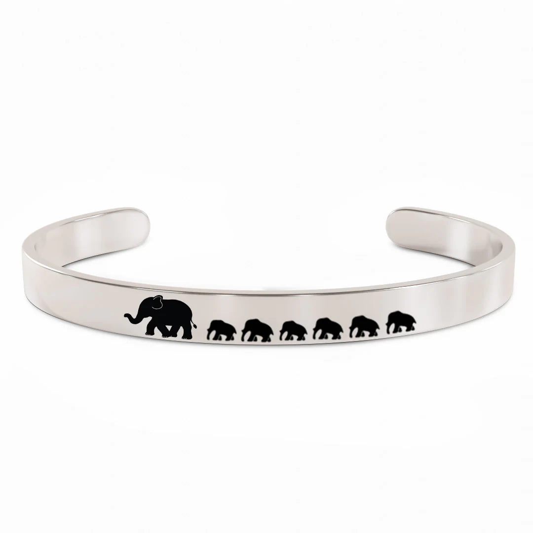 For Mom - Mama  Elephant Bracelet