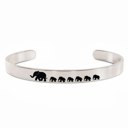For Mom - Mama  Elephant Bracelet