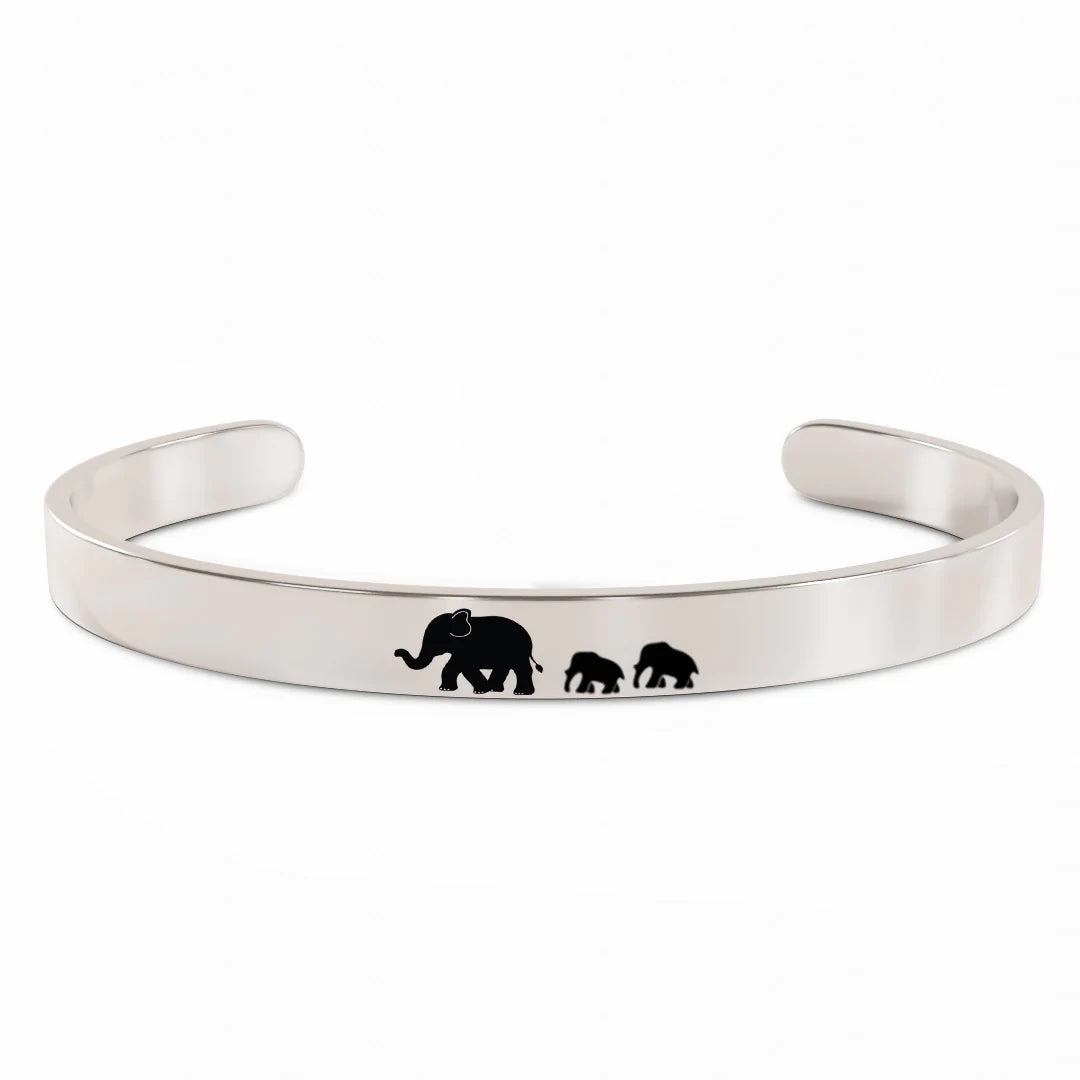For Mom - Mama  Elephant Bracelet