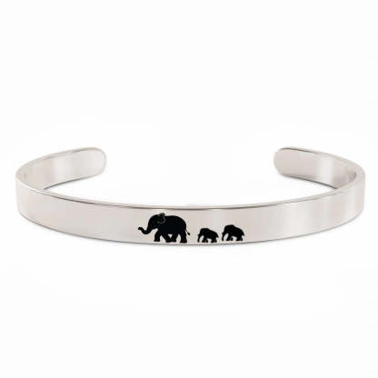 For Mom - Mama  Elephant Bracelet