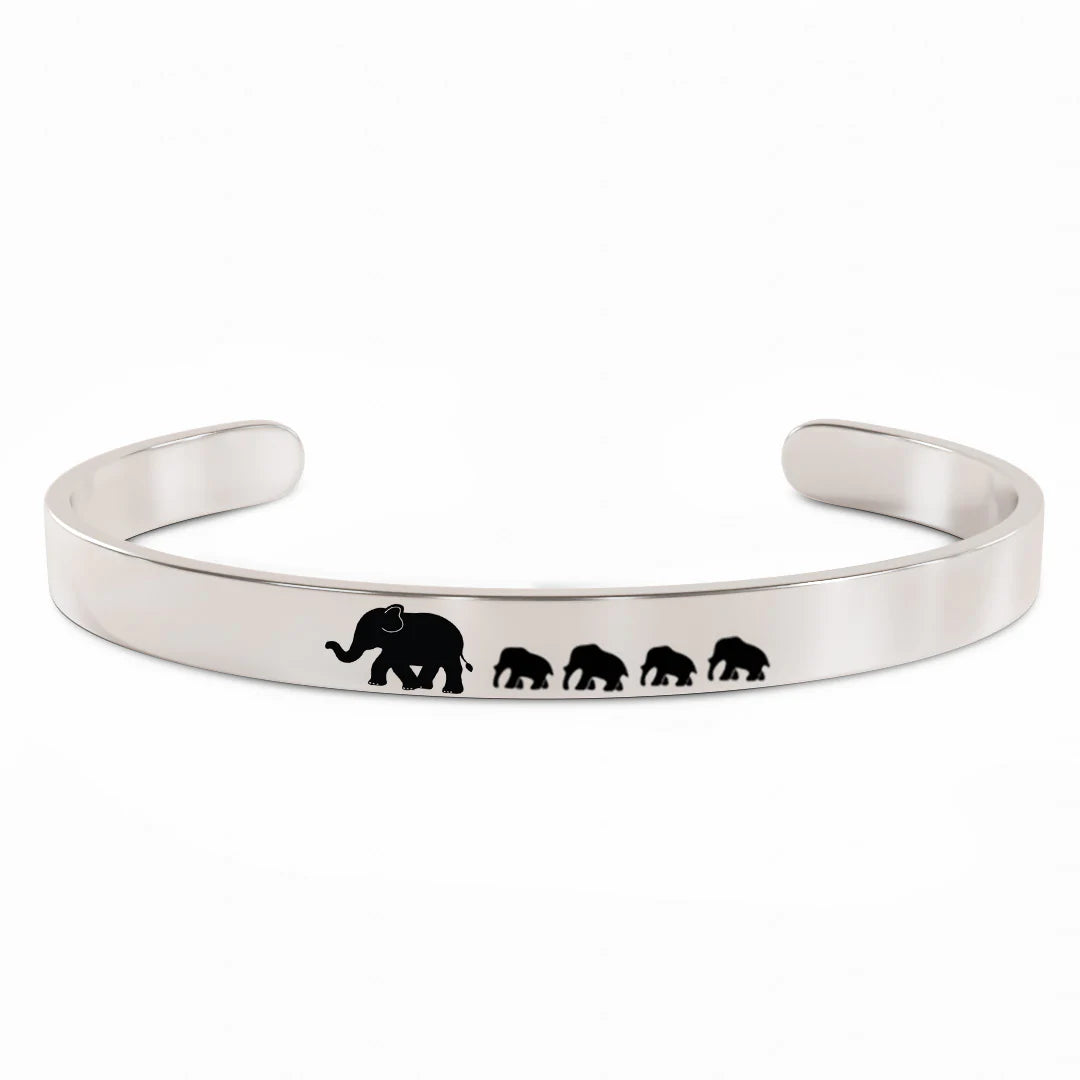For Mom - Mama  Elephant Bracelet