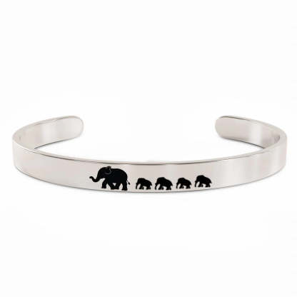 For Mom - Mama  Elephant Bracelet