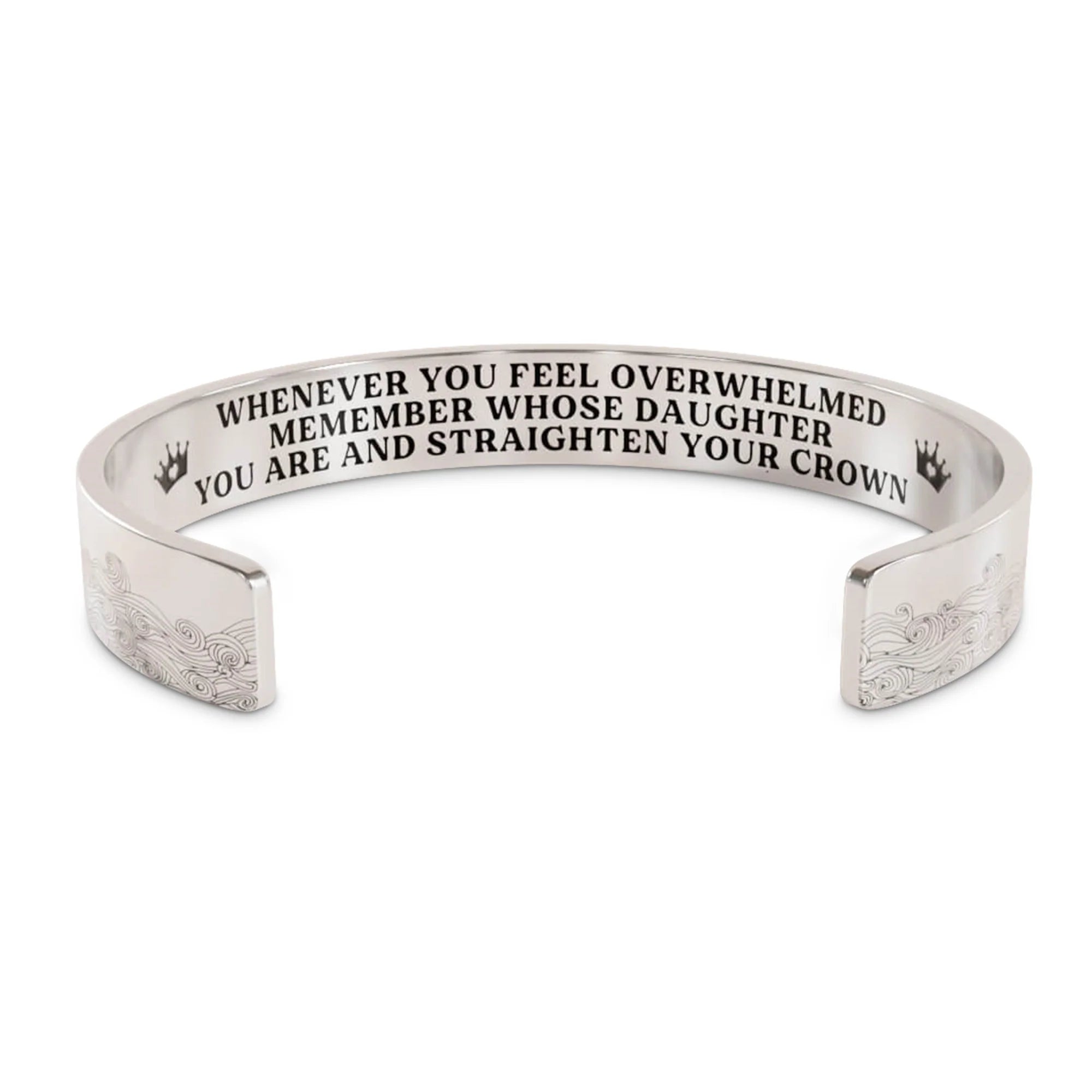 Whenever You Feel Overwhelmed...Wave Cuff Bracelet-37bracelet