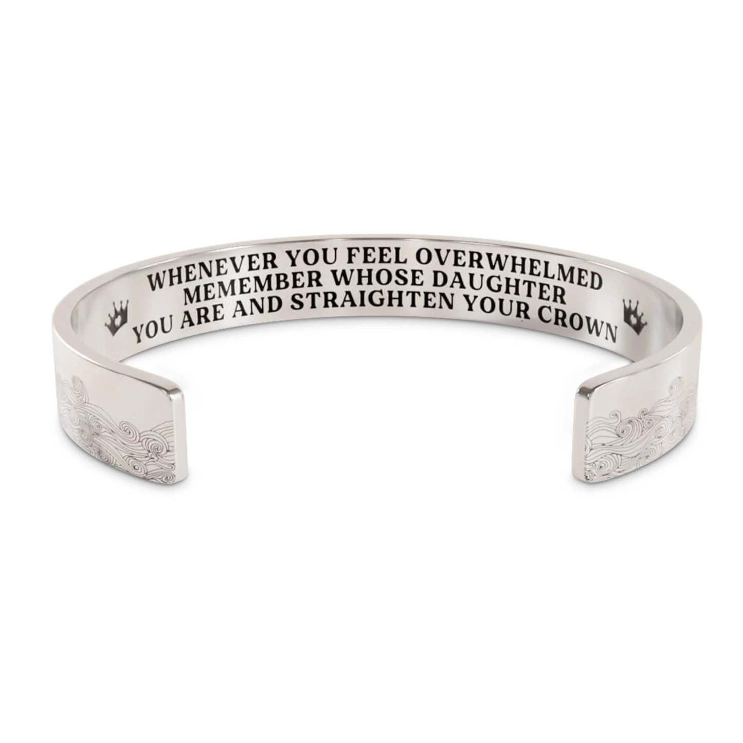 Whenever You Feel Overwhelmed...Wave Cuff Bracelet-37bracelet