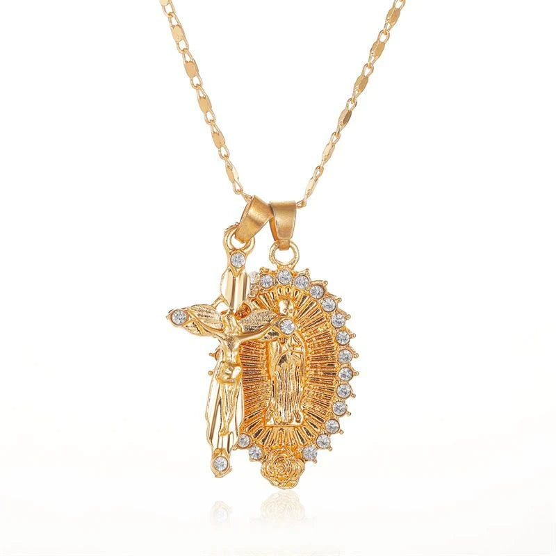 Maria Cross Necklace
