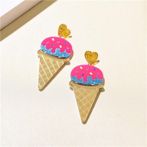 Ice Cream Charm Drop Earrings