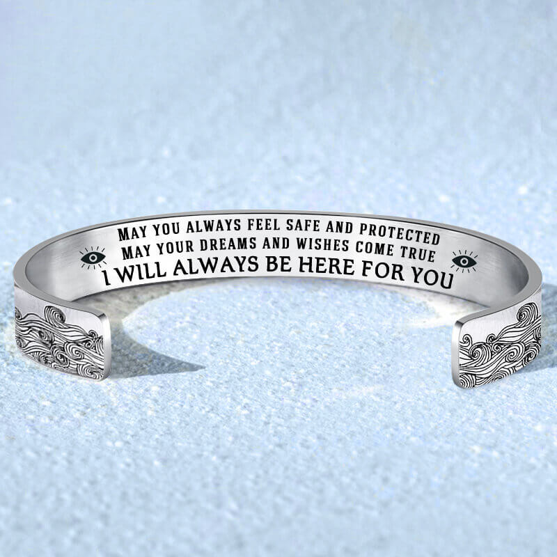 For Daughter - Evil Eye Wave Bracelet-37bracelet