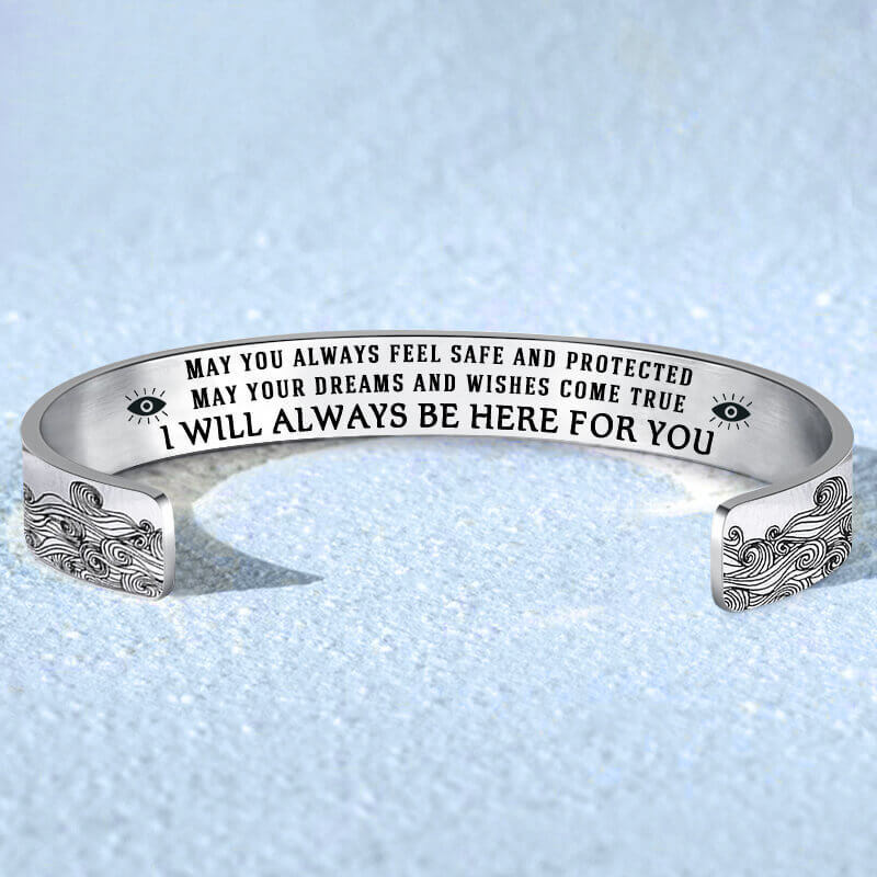 For Daughter - Evil Eye Wave Bracelet-37bracelet