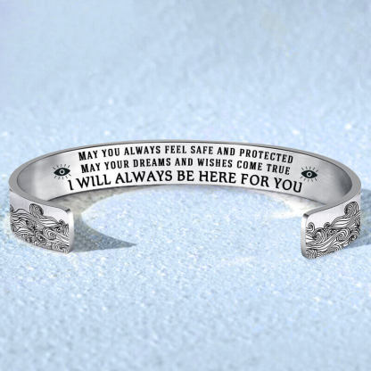 For Daughter - Evil Eye Wave Bracelet-37bracelet