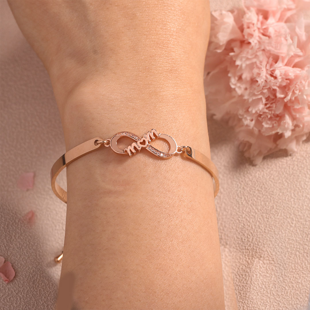 For Mother - I Love You Until Infinity Runs Out Infinity Bracelet