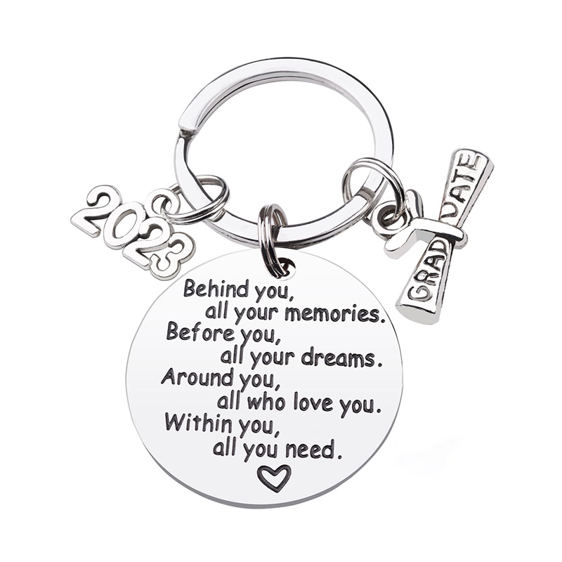 All your Dreams Graduation Certificate Keychain