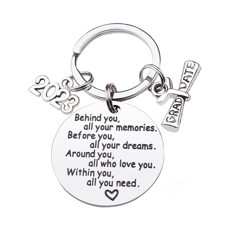 All your Dreams Graduation Certificate Keychain